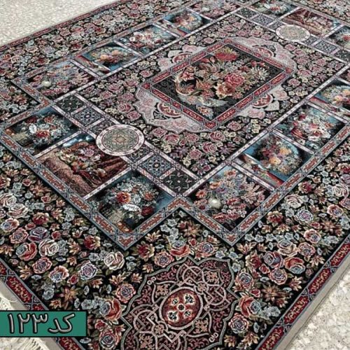 فرش ماشینی ۷۰۰ شانه تراکم ۲۵۵۰ | فرش ماشینی | فرش ماشینی ۸ رنگ | فرش کاشان