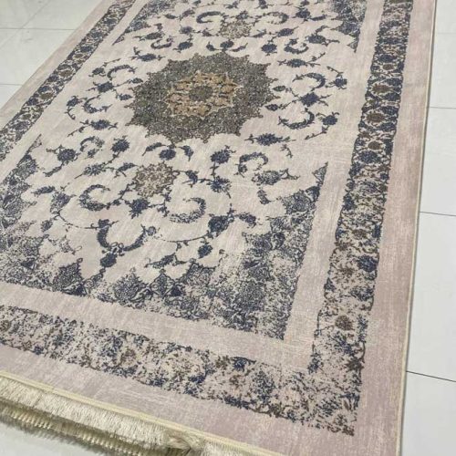 فرش ماشینی ۷۰۰ شانه ۶ متری | فرش زمینه کرم