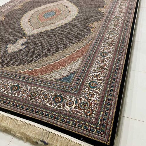 فرش ماشینی ۷۰۰ شانه تراکم ۲۵۵۰ نقشه ریز ماهی