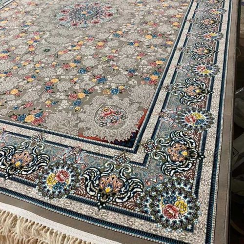 فرش ماشینی ۷۰۰ شانه تراکم ۲۵۵۰ نقشه کارینا فیلی
