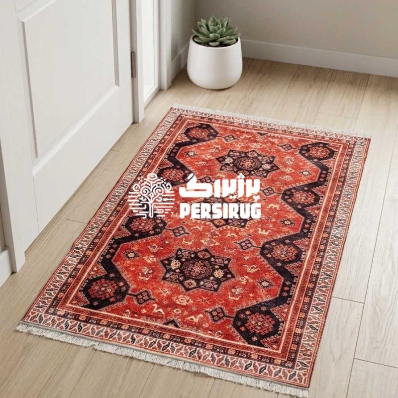 پادری وینتیج قرمز طرح عشایری