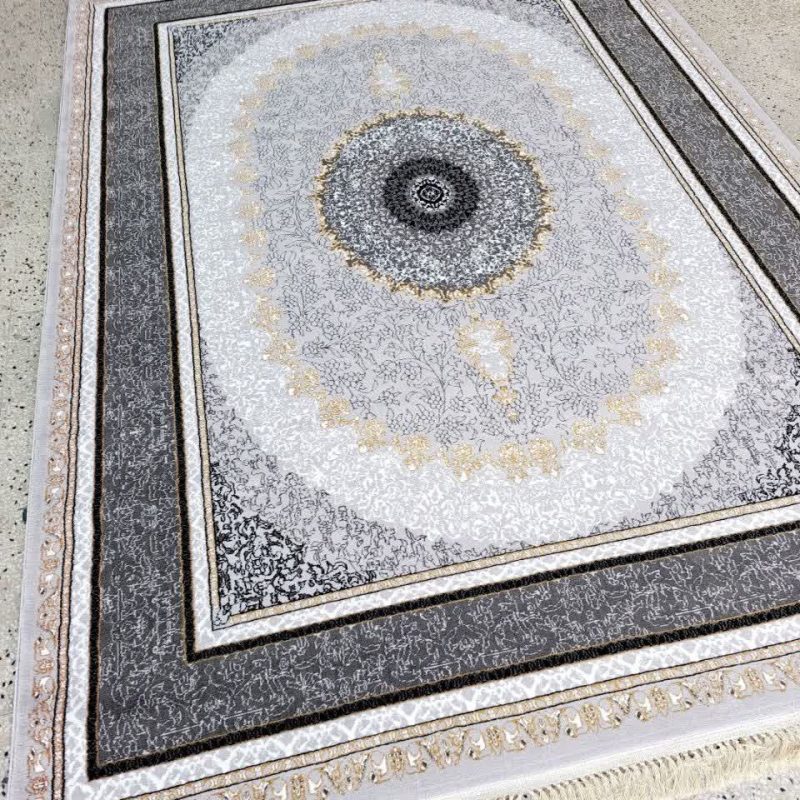 فرش ماشینی طرح ساحل نقره