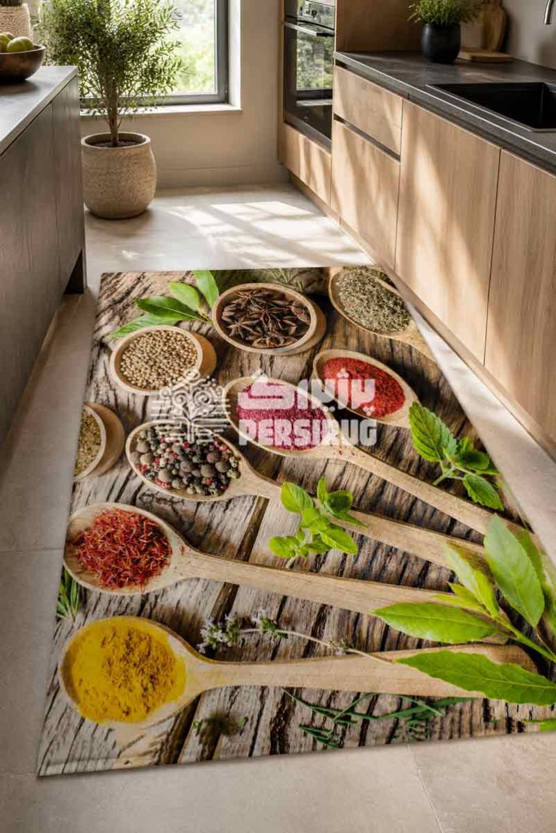 فرش آشپزخانه شیک و قابل شستشو
