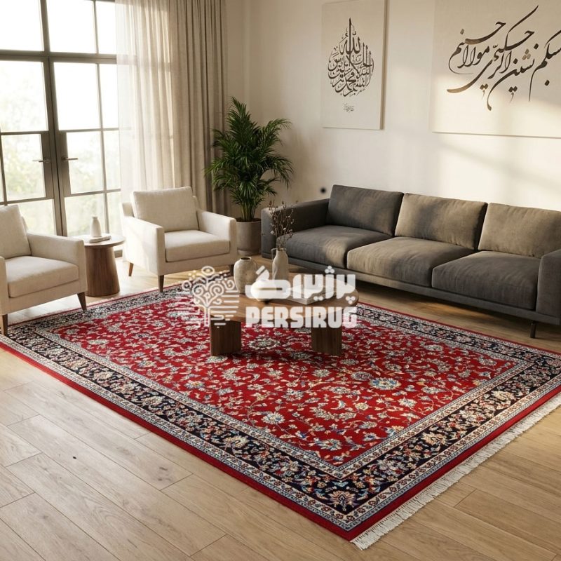 فرش ماشینی پشم طبیعی کد 0011