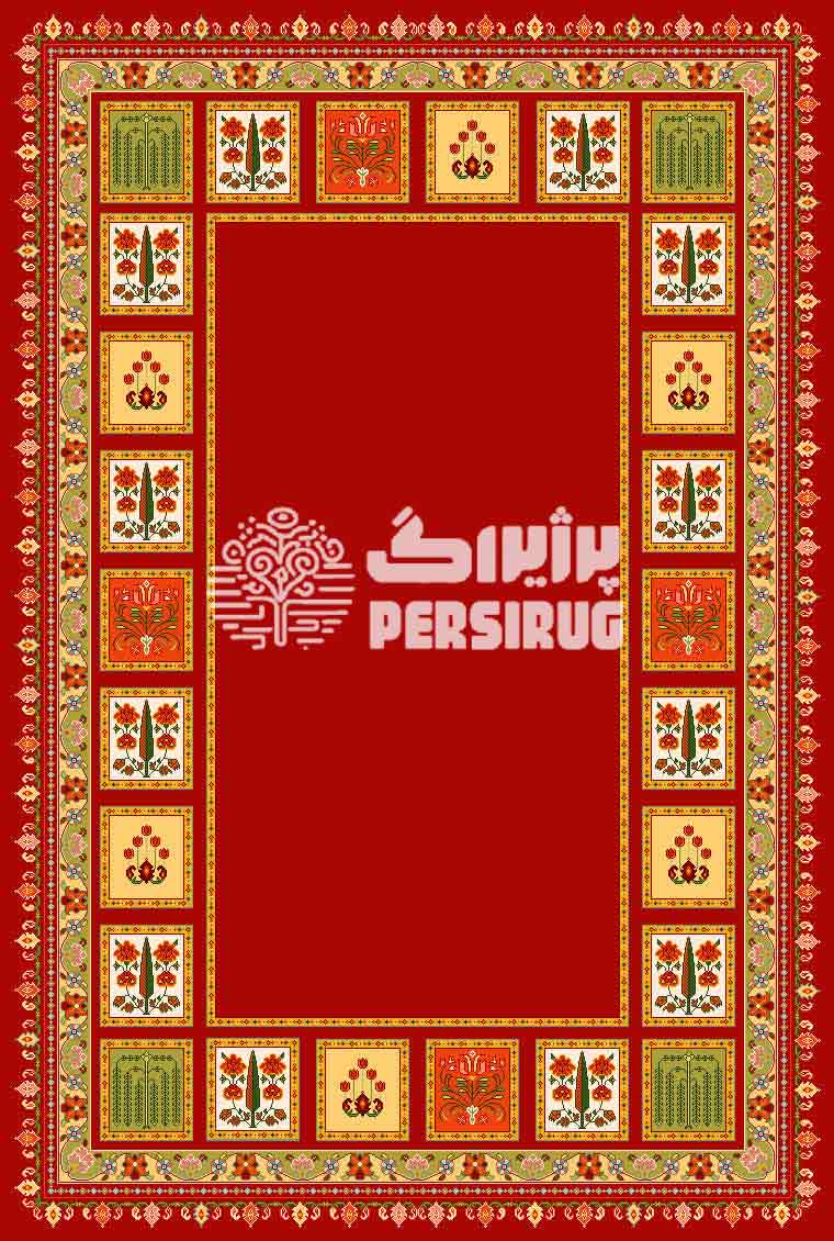 طرح نقش باغ ؛ طرحی زیبا و با اصالت ؛ مخصوص خاص پسندان