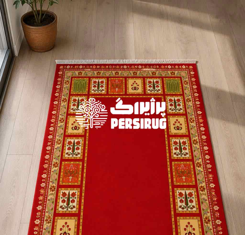 فرش ماشینی نقش باغ ؛ طرحی زیبا و با اصالت ؛ مخصوص خاص پسندان
