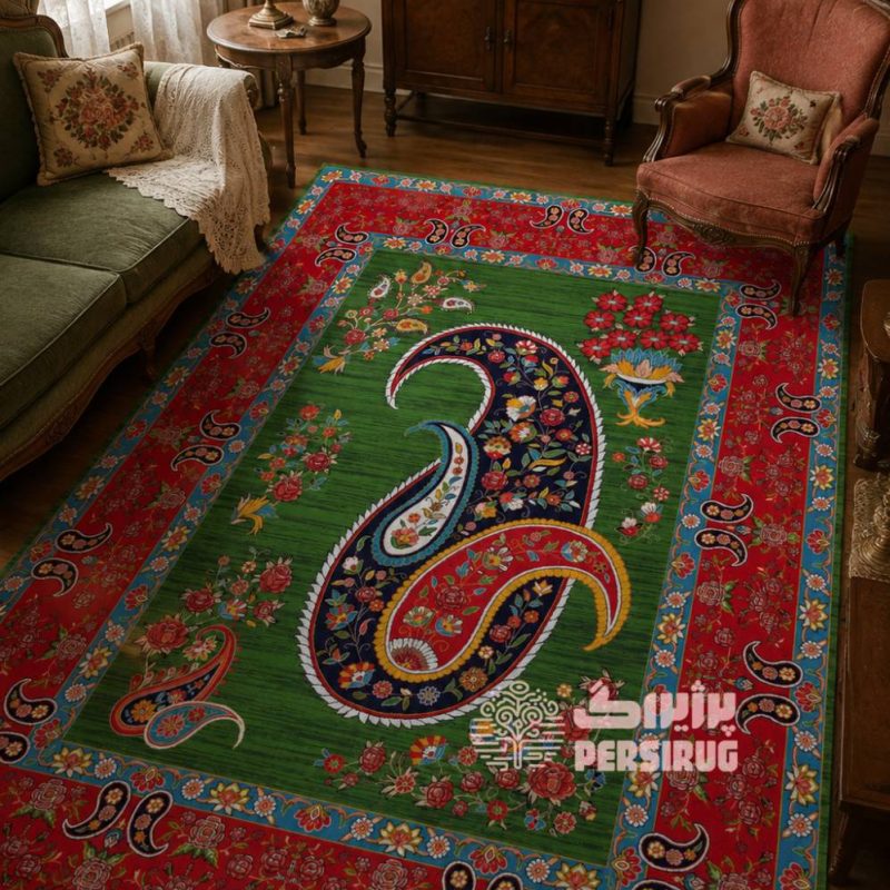 فرشینه بتهگل سرخ