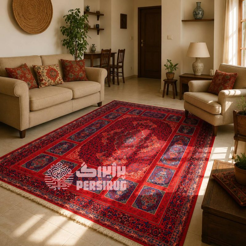 فرش آذین سرخ