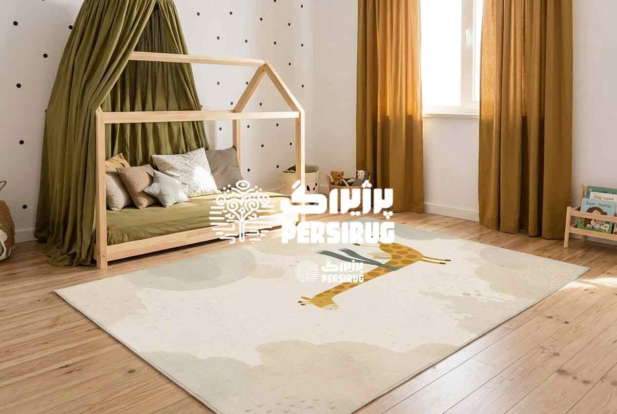 فرش اتاق کودک بالگردنی، بارنگهای گرم و ملایم، فضایی شاد برای بازی کودکان دلبندتان فراهم میکند. ضد حساسیت، باکیفیت و شستشوی آسان.