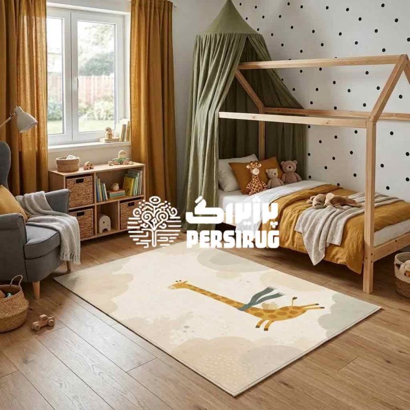فرشینه اتاق کودک بالگردنی، بارنگهای گرم و ملایم، فضایی شاد برای بازی کودکان دلبندتان فراهم میکند. ضد حساسیت، باکیفیت و شستشوی آسان.