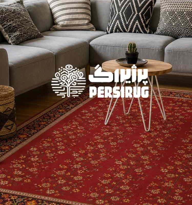 طرح فرشینه پاییز بهاری؛ ترکیبی از تضاد رنگهای پاییزی و طراوت شکوفههای بهاری در چیدمان داخلی منزل.