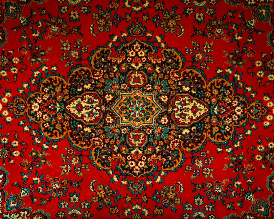 فرش تاریخی با نقش سنتی برای مقاله تاریخچه فرش ایران